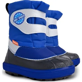 Chlapecká obuv Dětské zimní sněhule DEMAR Baby Sports 2 1506 NB modré Velikost 24-25