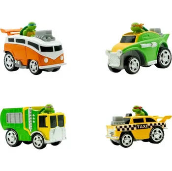 Figurka Funrise Želvy Ninja kovová autíčka asst.