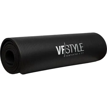 Podložka na cvičení yoga mat VFstyle černá