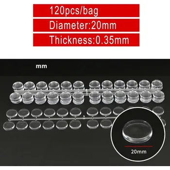 Vzorník na nehty - Kulaté 120ks