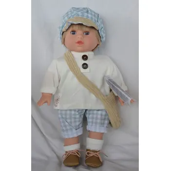 Panenka Realistická panenka - Ciro od španělské firmy Marina & Pau (Ciro Vichy - 42 cm - balená v sáčku)