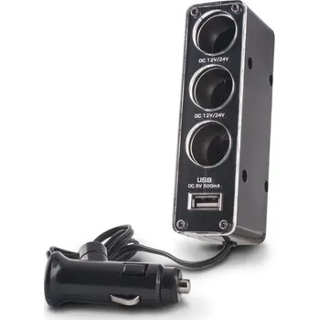 Forever Nabíječka do auta 3v1 s USB kabelem