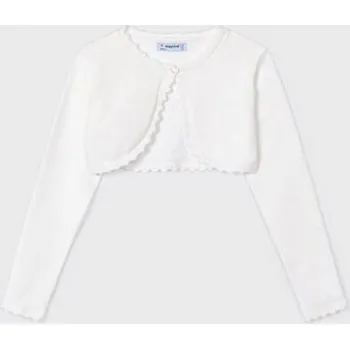 Dívčí svetr dětské bolerko smetanové Mayoral 320-73 velikost 110