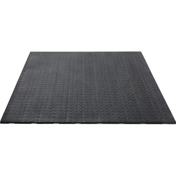 EPDM průmyslová protiskluzová podlahová guma FLOMA Coins (penízky) - 110 x 110 x 1,5 cm