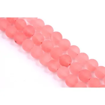 Korálek Minerál Křišťál cherry č.284 (6mm)