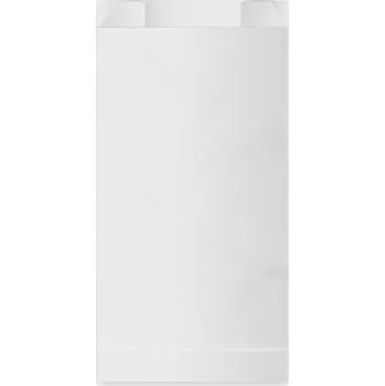 Svačinový box Papírový sáček s bočním skladem 20+7x45 bílý