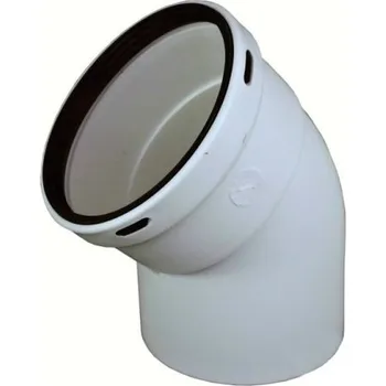 Kouřovod REGULUS BB004025 koleno 45°, 60mm, polypropylen