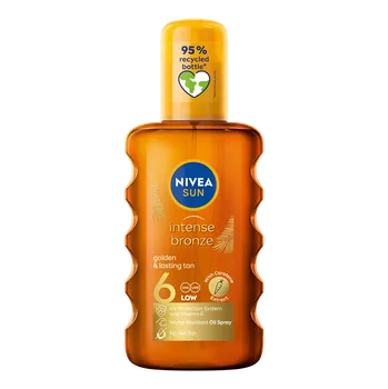 Přípravek na opalování Nivea Sun olej na opalování ve spreji s karotenem OF6 200 ml