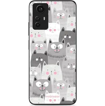 Lesklý kryt Mobiwear Glossy - Xiaomi Redmi Note 12S - G045G - Kočičky (Prémiové lesklé pouzdro, obal, kryt Mobiwear Glossy na mobil Xiaomi Redmi Note 12S - G045G - Kočičky, materiál Plast + TPU silikon - krytí po všech stranách, neošoupatelný potisk, tenk
