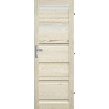 Interiérové dveře Interiérové dveře masivní Genewa 2S prosklené, 70 P, borovice