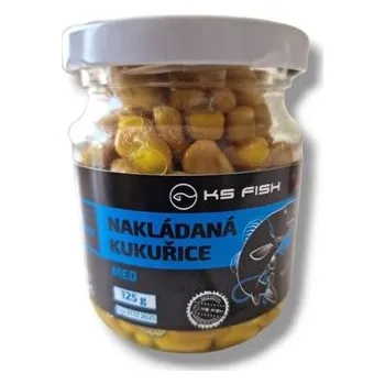 Návnadová surovina Nakládaná kukuřice 125g med-KS212701