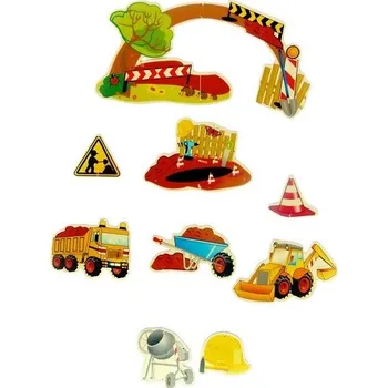 Dřevěný kolotoč nad postýlku NA STAVBĚ - HESS