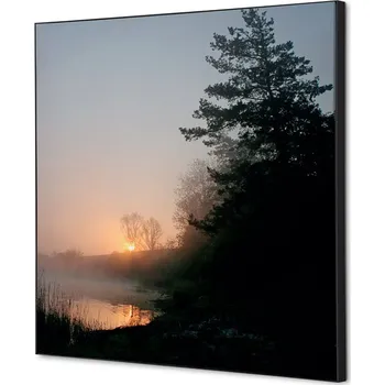 Značení Textilní dekorace na zeď 40 x 40 Lesní východ slunce