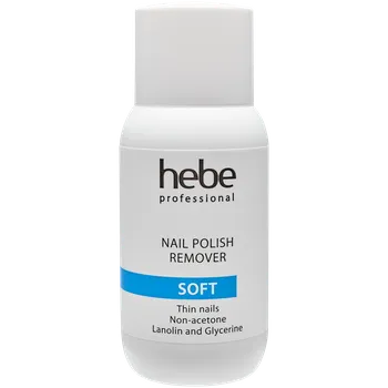 Hebe Professional Soft bezacetonový odstraňovač na přírodní a umělé nehty, 150 ml