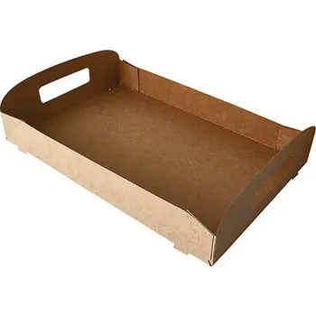 Jednorázové nádobí Kartonový cateringový tác Papstar 540/360/45mm 10ks