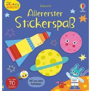 První čtění Kleine Kreativ-Werkstatt: Allererster Stickerspaß - Oldham, Matthew