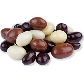 Arašídy MIX polev (hořká, mléčná, bílá čoko)