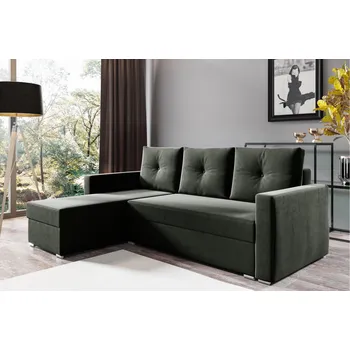 Sedací souprava Eka Rohová sedačka ARIEL, 235 cm Roh pohovky: Levý, Barva látky: MONOLITH 95 (Sytá šedá)