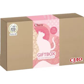 Pamlsek pro kočku Inaba Cat Ciao Churu Gift Box 13 ks