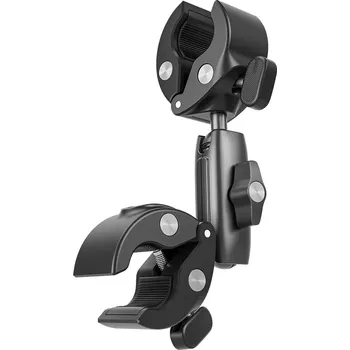 Selfie tyč Telesin Oboustranná svorka pro uchycení selfie tyče nebo gimbalu na kolo nebo motorku