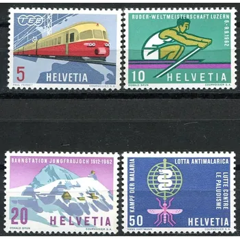 Poštovní známka (1962) MiNr. 747 - 750 ** - Švýcarsko - Události letošního roku