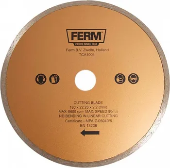 Řezný kotouč FERM TCA1004 180 mm