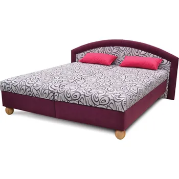 Postel Dvojlůžko VENICE 160 nebo 180x200 cm, s úložným prostorem, český výrobek