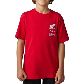 Dětské tričko Fox Youth X Honda Ss Tee - Flame Red vel. YS