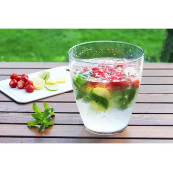 Nádoba na led PETRAplast Maxi nádoba na drinky 5 l Barva: Čirá