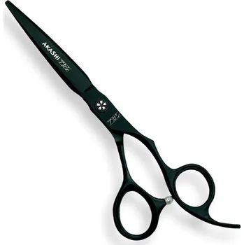 Kadeřnické nůžky AKASHI Japan LC-G55 Black 5,5´ - Profesionální japonské kadeřnické nůžky na vlasy