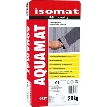 tekutá izolace ISOMAT AQUAMAT Hydroizolační suspenze na bázi cementu, šedá, 20 kg