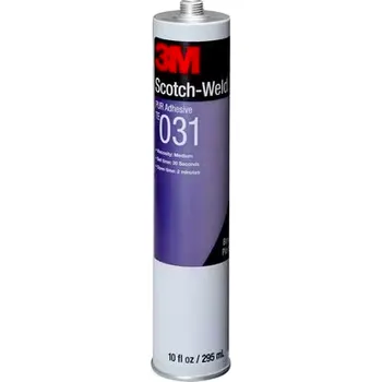 Průmyslové lepidlo TE031 3M Scotch-Weld PUR reaktivní tavné lepidlo, černé, 295ml