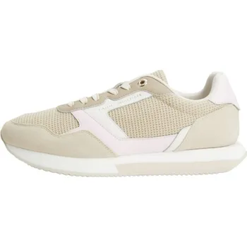 Dámská obuv TOMMY HILFIGER DÁMSKÁ OBUV ESSENTIAL MESH RUNNER BEIGE FW0FW07381 RBS Velikost: 37