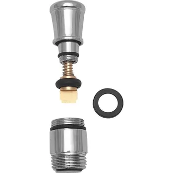 Vodovodní baterie Bruckner Přepínač s ovladačem pro vanovou baterii, chrom 424.010.2