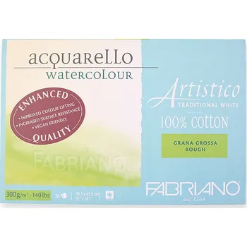 Blok Fabriano ARTISTICO rough, 300 g/m2, 20 archů - 30,5 x 45,5 cm