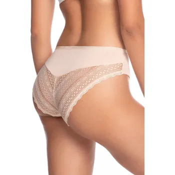 Kalhotky Dámské kalhotky BIKINI L-1427BI PEACH-BLACK L