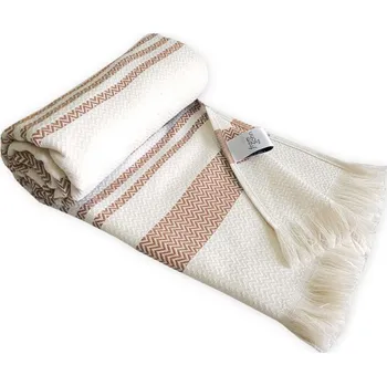 Osuška Hammam osuška cik-cak BOHO LIVING, růžová, Framsohn