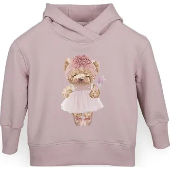 CEBA BABY dětská mikina s kapucí Fluffy Puffy Poly 6-12 m růžová