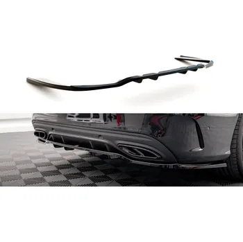 Centrální zadní splitter (with vertical bars) Mercedes-Benz C AMG-Line W205 Facelift