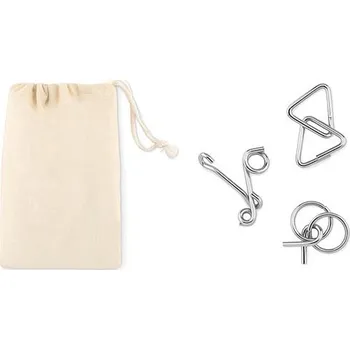 Hlavolam Sada hlavolamů - Threenats, béžová