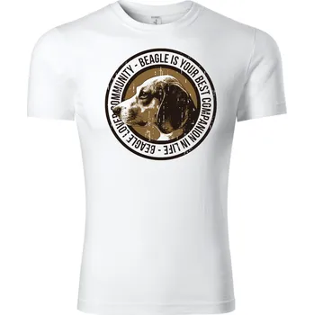 Chlapecké tričko Fenomeno Dětské tričko Beagle companion Velikost: 110 cm/4 roky