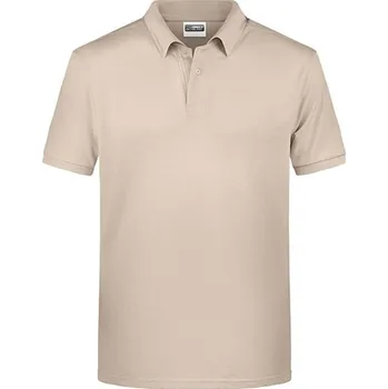 Pánská móda James&amp;Nicholson Pánská polokošile JN8010 Stone M