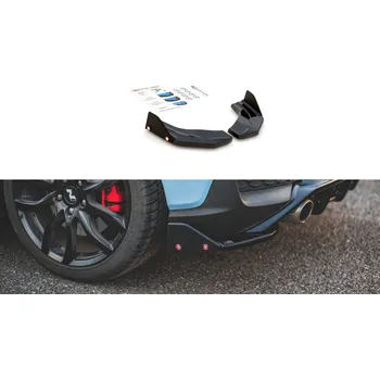 Tuning Zadní boční splitry V.7 + Flaps Hyundai I30 N Mk3 Hatchback