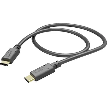 Prodlužovací kabel Hama Nabíjecí kabel USB USB 2.0 USB-C ® zástrčka, USB-C ® zástrčka 1.50 m černá 00201591