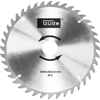 Pilový kotouč GUDE Pilový kotouč HM 305x30 40Z