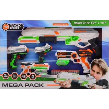 Dětská zbraň UPI Tack Pro blastery XXL sada 5ks + 40 šipek