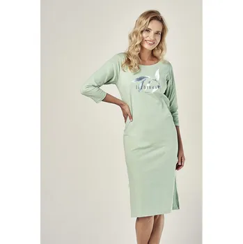 Dámské noční prádlo Taro noční košile Olympia 2996 - zelená, L (Bavlněná noční košile dámská)