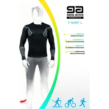 Pánské tílko Pánský nátělník T-SHIRT L MEN THERMOACTIV BASIC MOUNT černošedá XL