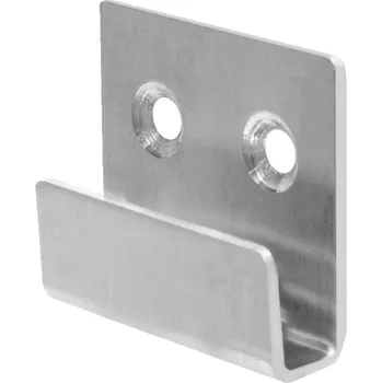 Onpira Nerezový závěsný "J" hák na sklo Rozměr: 10 mm