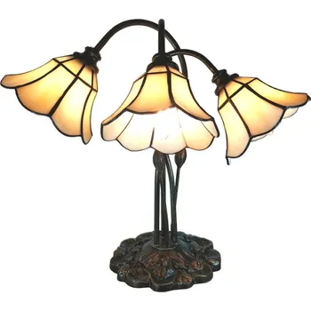 Dekorativní svítidlo Stolní vitrážová lampa Tiffany Trois – 46x28x63 cm + doprava zdarma